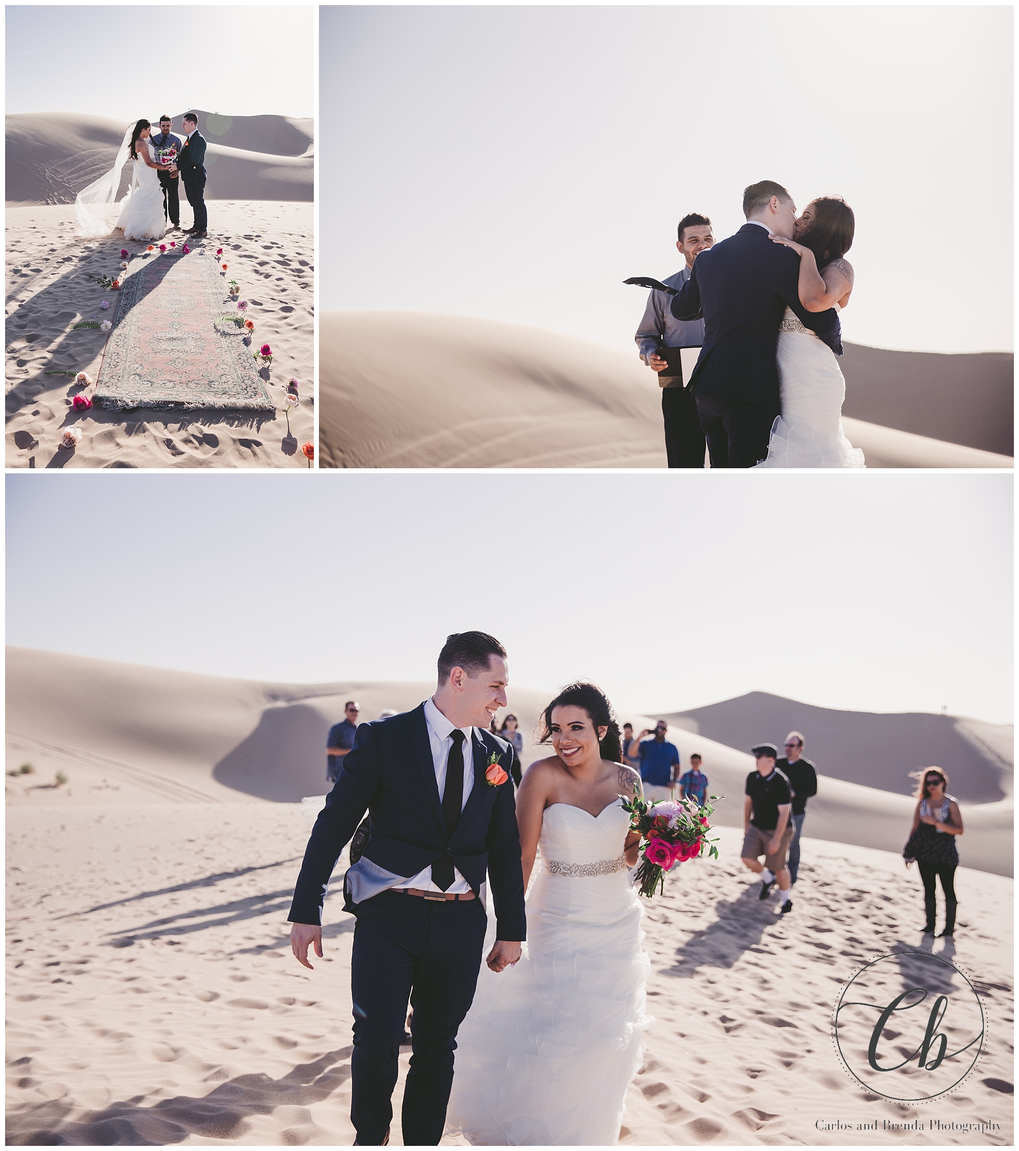 Wedding Elopement Ceremony Photography , Glamis Dunes California