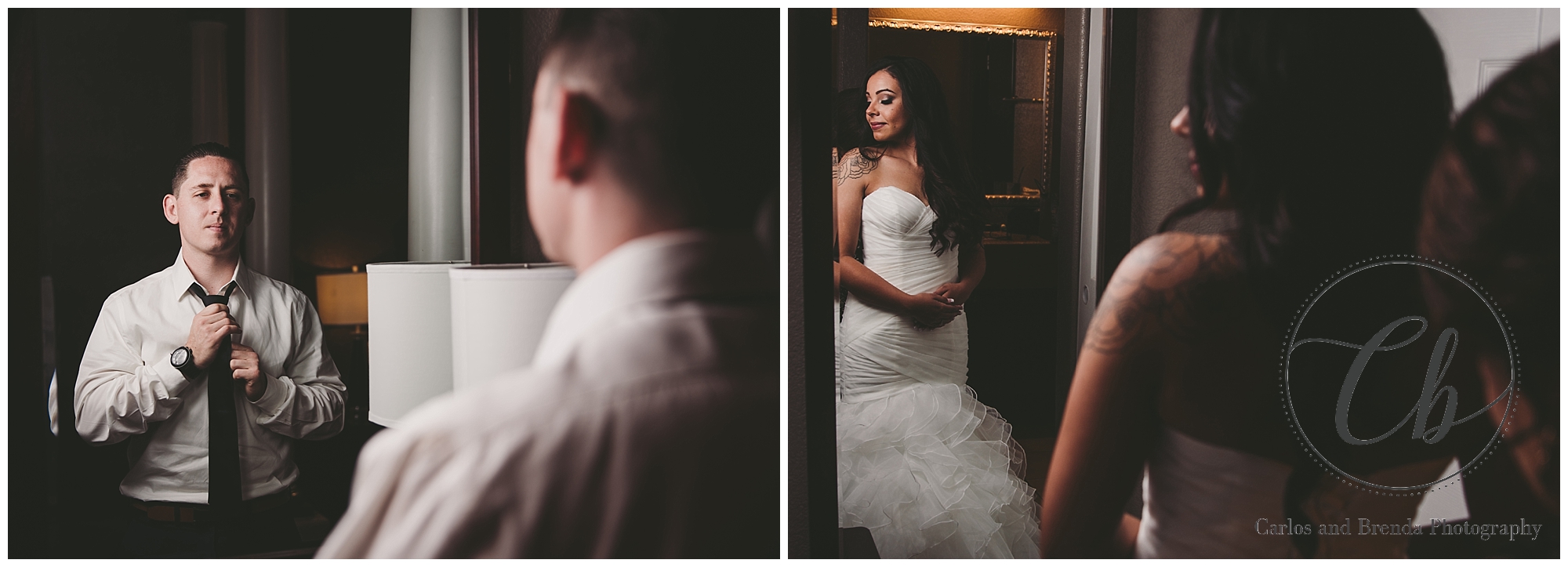 Wedding Elopement Photography getting ready in the hotel at Glamis Dunes California
