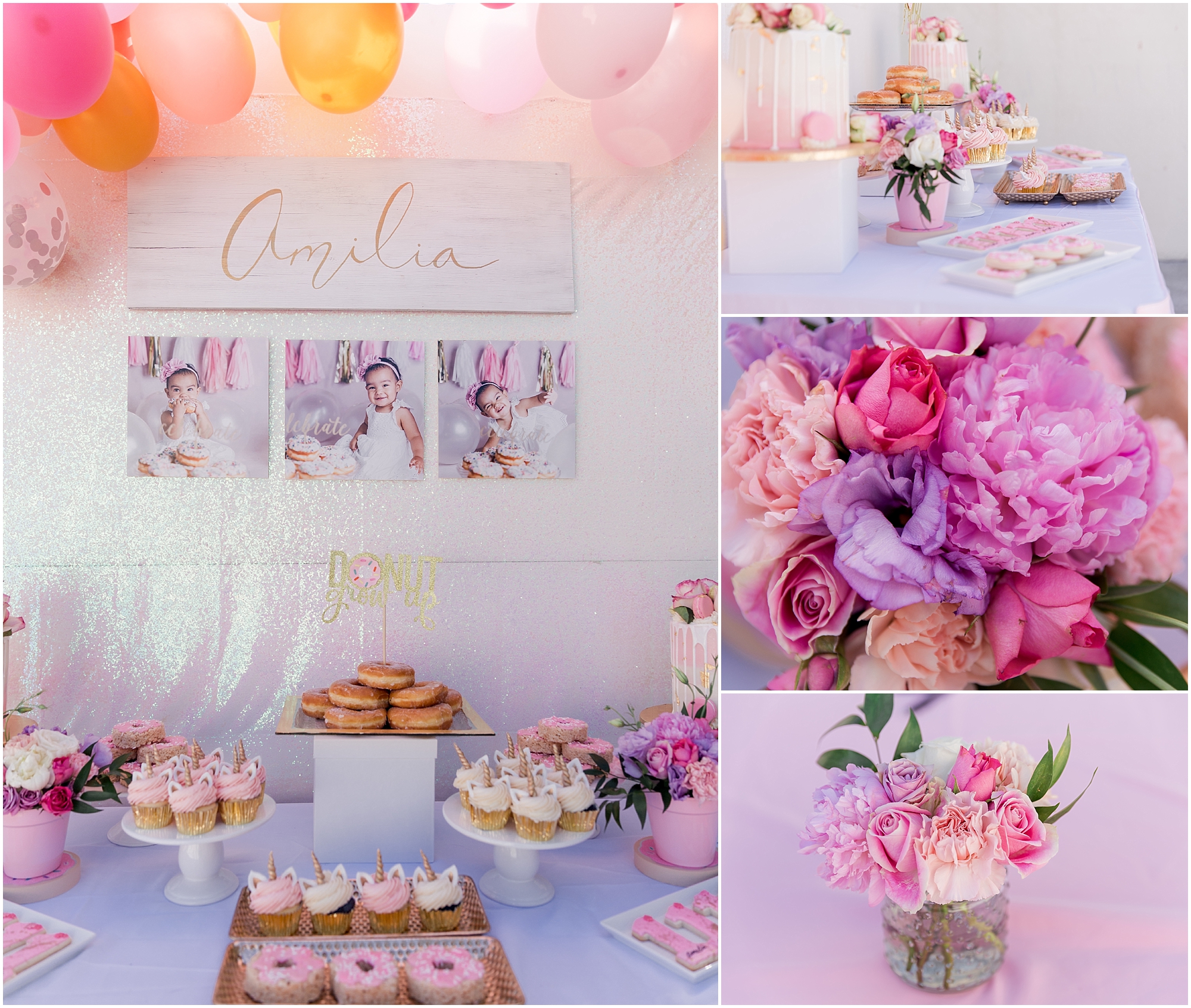 dessert table overview